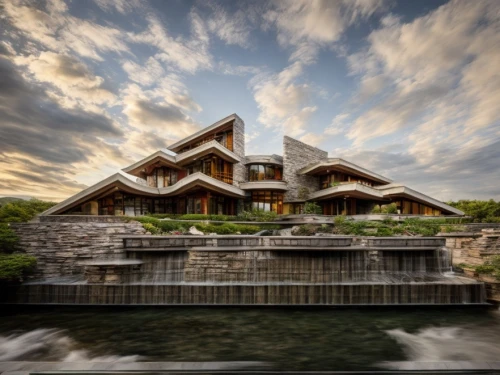 house by the water,log home,dunes house,house with lake,house in the mountains,modern architecture,over water bungalows,house in mountains,beach house,luxury property,floating island,timber house,stilt house,luxury home,house of the sea,floating huts,modern house,eco hotel,asian architecture,beautiful home,Architecture,Villa Residence,Masterpiece,Organic Architecture