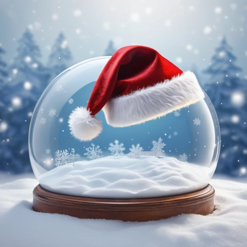 christmas globe,christmas snowy background,christmas balls background,santa's hat,christmasbackground,snow globe,snowglobes,christmas background,snow globes,christmas wallpaper,christmas ball ornament,christmas bauble,christmas circle,christmas bell,christmas motif,christmas greetings,christmas icons,bauble,glass ornament,santa hat,Illustration,Realistic Fantasy,Realistic Fantasy 22