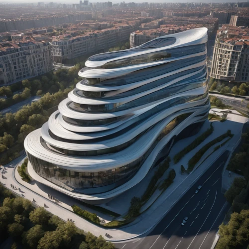 hotel w barcelona,futuristic architecture,hotel barcelona city and coast,residential tower,futuristic art museum,arq,skyscapers,penthouse apartment,arhitecture,sky apartment,glass facade,appartment building,building honeycomb,casa fuster hotel,new building,renaissance tower,milano,costanera center,3d rendering,mixed-use