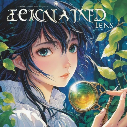 lycaenid,enchanted,world end,ren,cd cover,pond lenses,encelade,cover,jewel case,peeled,rented,bended,illumnated,fen,unripened,attuned,unfenced,periodical,leafed through,pendant,Illustration,Japanese style,Japanese Style 13