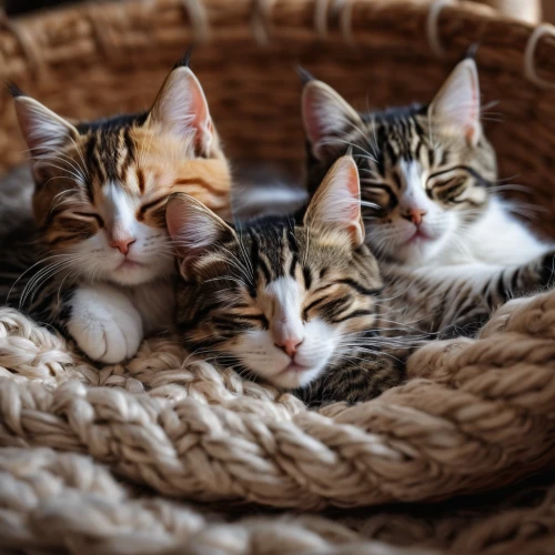 kittens,baby cats,american wirehair,cat family,small to medium-sized cats,three friends,american shorthair,felines,cat lovers,cats playing,warm and cozy,cat supply,cattles,cute cat,cute animals,cats,cuddled up,cat resting,cat bed,tabby kitten,Photography,General,Natural