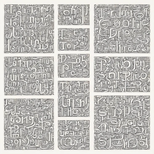 alphabets,woodtype,hieroglyphs,day of the dead alphabet,wood type,alphabet,lettering,alphabet word images,typography,seamless texture,typesetting,memphis pattern,tiles shapes,decorative letters,alphabet letters,petroglyph art symbols,calligraphy,word art,scrabble letters,stone tablets,Illustration,Black and White,Black and White 10