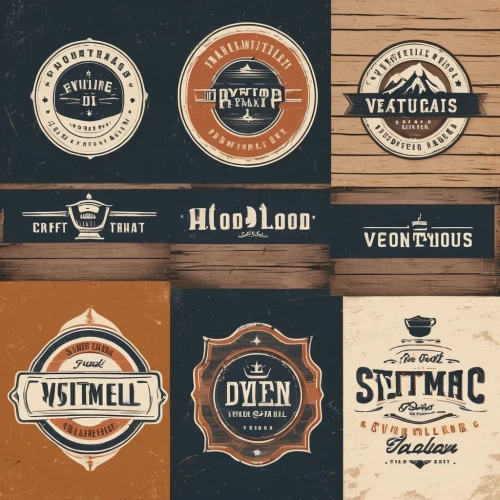 vintage labels,denim labels,patterned labels,vintage background,square labels,beer coasters,denim stitched labels,pomade,vintage theme,vector graphics,postal labels,drink icons,woodtype,postal elements,pattern stitched labels,silk labels,coffee icons,wood type,gold foil labels,logos,Unique,Design,Logo Design