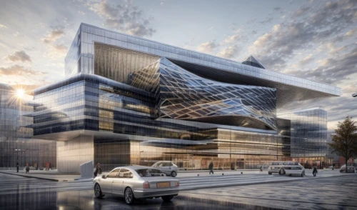 new building,mercedes-benz museum,glass facade,futuristic art museum,hongdan center,hudson yards,3d rendering,new city hall,modern architecture,arq,futuristic architecture,office buildings,kirrarchitecture,metal cladding,modern building,office building,autostadt wolfsburg,multistoreyed,lincoln motor company,archidaily