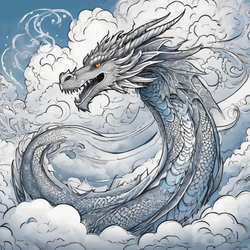 chinese dragon,dragon li,dragon,dragon of earth,dragon design,wyrm,painted dragon,black dragon,dragon boat,fire breathing dragon,dragons,dragon fire,golden dragon,chinese clouds,chinese water dragon,green dragon,basilisk,nimbus,dragon bridge,god of the sea,Illustration,Black and White,Black and White 05