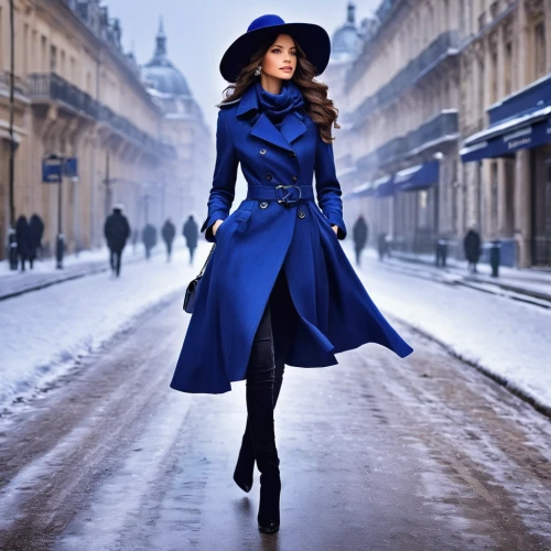 overcoat,mazarine blue,long coat,suit of the snow maiden,coat color,winterblueher,royal blue,women fashion,woman in menswear,trench coat,fashion street,navy blue,coat,winter sales,imperial coat,cobalt blue,winter dress,the snow queen,menswear for women,blue snowflake,Conceptual Art,Oil color,Oil Color 06