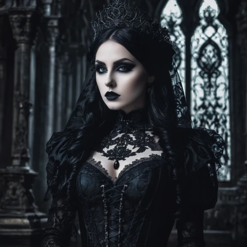 gothic fashion,gothic woman,gothic portrait,gothic style,dark gothic mood,gothic,gothic dress,goth woman,vampire woman,goth like,gothic architecture,victorian style,dark angel,goth,vampire lady,raven,victorian lady,dark elf,goth subculture,goth weekend,Illustration,Realistic Fantasy,Realistic Fantasy 46