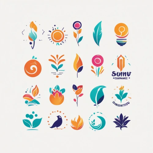 leaf icons,summer icons,fruits icons,fruit icons,summer clip art,animal icons,sunroot,icon set,summer pattern,set of icons,social icons,dribbble icon,sunburst background,vector graphics,dribbble,five elements,growth icon,logodesign,vector images,systems icons,Unique,Design,Logo Design