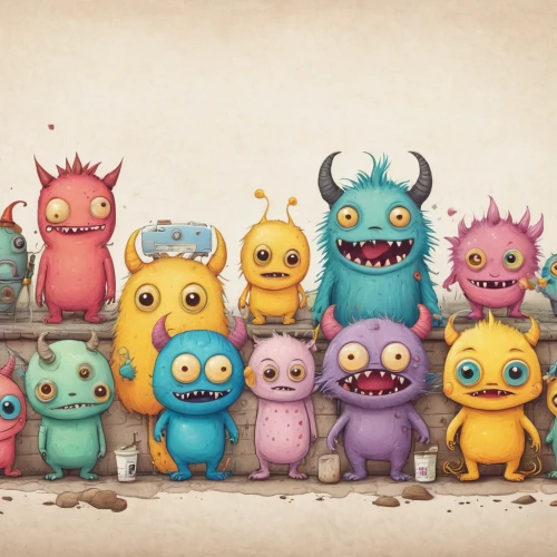 monsters,kids illustration,anthropomorphized animals,creatures,fairytale characters,whimsical animals,starters,trolls,characters,game characters,woodland animals,animal icons,kawaii animals,cute cartoon image,small animals,fairy tale icons,children's background,stitch,little people,individuals,Conceptual Art,Graffiti Art,Graffiti Art 04