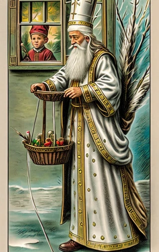 saint nicholas,saint nicolas,saint nicholas' day,father frost,st nicholas,saint nicholias,saint mark,saint patrick,auxiliary bishop,blessing of children,st claus,saint paul,priesthood,vintage christmas card,metropolitan bishop,archimandrite,pilgrim,carthusian,angel moroni,st martin's day