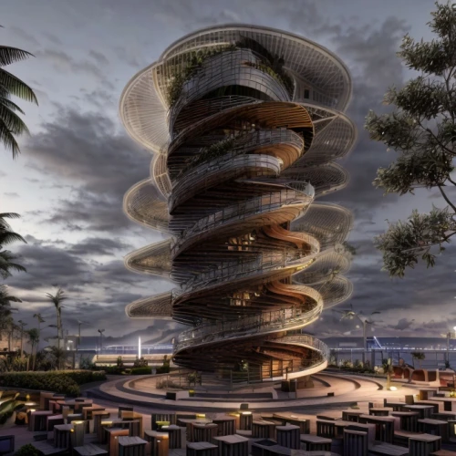 futuristic architecture,solar cell base,futuristic landscape,futuristic art museum,sky space concept,largest hotel in dubai,eco hotel,artificial island,cellular tower,helix,smart city,tower of babel,singapore landmark,jumeirah,observation tower,multi-storey,jumeirah beach hotel,archidaily,sky apartment,dna helix