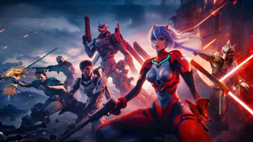 superhero background,red blue wallpaper,cg artwork,red saber,heavy object,gundam,evangelion evolution unit-02y,evangelion unit-02,evangelion,assemble,cassiopeia,background image,iron blooded orphans,monsoon banner,background screen,sidonia,unite,would a background,riot,anime 3d