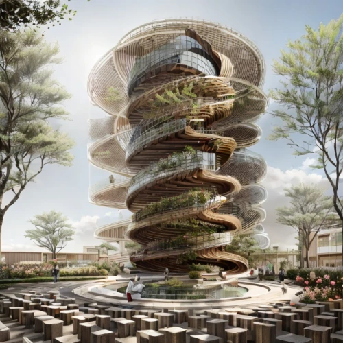 futuristic architecture,largest hotel in dubai,archidaily,eco hotel,solar cell base,eco-construction,multi-storey,chinese architecture,helix,japanese architecture,residential tower,urban design,sky space concept,outdoor structure,modern architecture,asian architecture,mixed-use,animal tower,tallest hotel dubai,singapore
