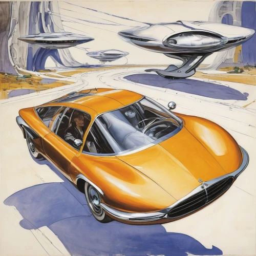 porsche 904,daimler sp250,porsche 907,porsche 906,opel record p1,lotus elite,etype,mclaren automotive,maserati 6cm,tvr vixen,illustration of a car,porsche 550,lotus europa,renault juvaquatre,futuristic car,model years 1958 to 1967,automotive design,hispano-suiza h6,tvr grantura,opel gt,Illustration,Retro,Retro 21