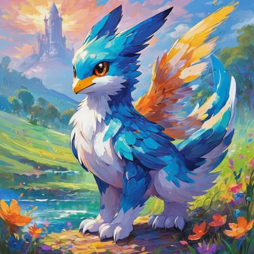 griffon bruxellois,gryphon,ori-pei,perico,griffin,fantasia,navi,lures and buy new desktop,temperowanie,pokémon,wall,lazio,blue bird,garuda,knuffig,pokemon,galeas,cynorhodon,feathers bird,avian,Conceptual Art,Oil color,Oil Color 10