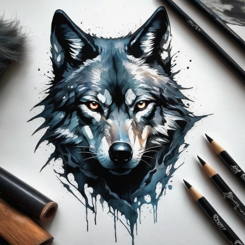 pencil art,wolf,wolves,gray wolf,constellation wolf,two wolves,european wolf,howling wolf,wolf's milk,wolfdog,watercolor pencils,wolf hunting,howl,colored pencil background,wolf bob,canis lupus,hand painting,werewolf,fox,husky,Conceptual Art,Fantasy,Fantasy 12