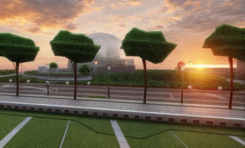 solar cell base,turf roof,green trees,cube stilt houses,urban park,artificial turf,futuristic landscape,roof landscape,plant protection drone,grass roof,urban design,cooling towers,terraforming,roof garden,virtual landscape,mushroom landscape,3d rendering,vegetables landscape,render,plant tunnel,Common,Common,Natural