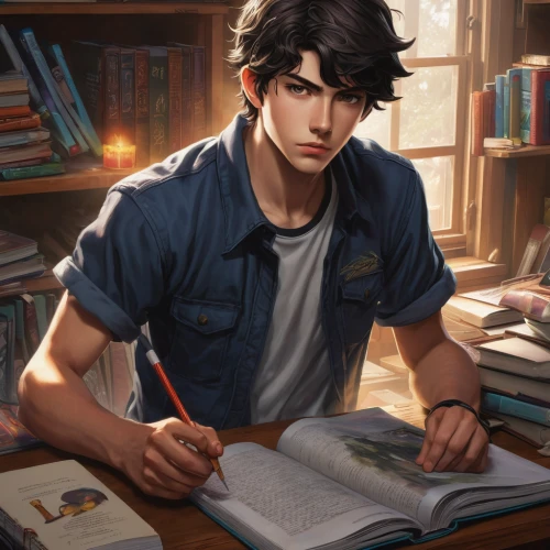 bookworm,tutor,scholar,study,librarian,cg artwork,tutoring,author,student,reading,academic,to study,study room,books,eading with hands,rowan,library book,studying,bookstore,writing-book,Illustration,Realistic Fantasy,Realistic Fantasy 22