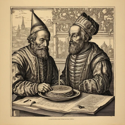 holbein,ibn tulun,vilgalys and moncalvo,parchment,euclid,engraving,bellini,the order of cistercians,leonardo devinci,andrea del verrocchio,carthusian,st jacobus,monks,rosmarinus,epicometis,the abbot of olib,hand-drawn illustration,geocentric,archimedes,albrecht dürer,Illustration,Black and White,Black and White 27