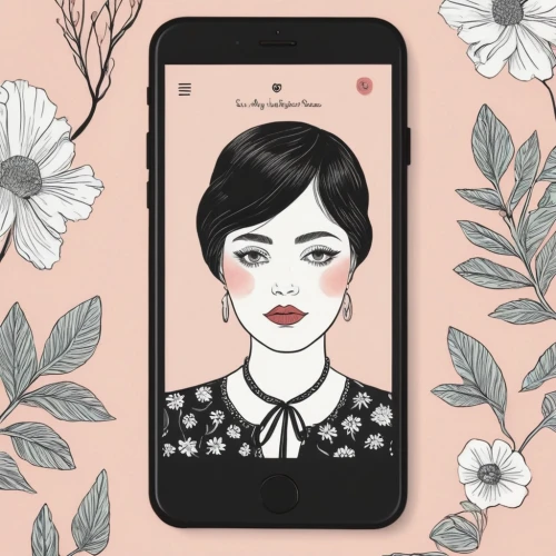 floral background,pink floral background,japanese floral background,rose flower illustration,phone icon,digital illustration,the app on phone,floral silhouette frame,floral digital background,flower illustration,rosa ' amber cover,phone clip art,fashion vector,camera illustration,woman holding a smartphone,flower background,fashion illustration,white floral background,flower illustrative,vintage wallpaper,Illustration,Abstract Fantasy,Abstract Fantasy 05