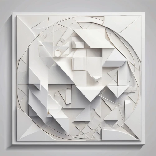 paper art,paper frame,squared paper,facets,quartz clock,folded paper,torn paper,framed paper,low poly,polygonal,abstract shapes,abstract artwork,low-poly,paper patterns,circular puzzle,cubism,wall plate,wall clock,cube surface,cubic,Art,Artistic Painting,Artistic Painting 45