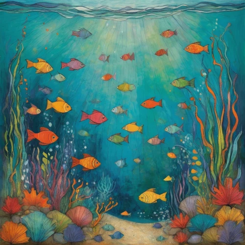 underwater landscape,underwater background,aquarium,aquarium decor,school of fish,coral reef,coral reef fish,koi pond,fish in water,fish tank,fishes,under the sea,underwater fish,coral fish,aquarium inhabitants,acquarium,fish pond,underwater world,ornamental fish,colorful water,Art,Artistic Painting,Artistic Painting 49