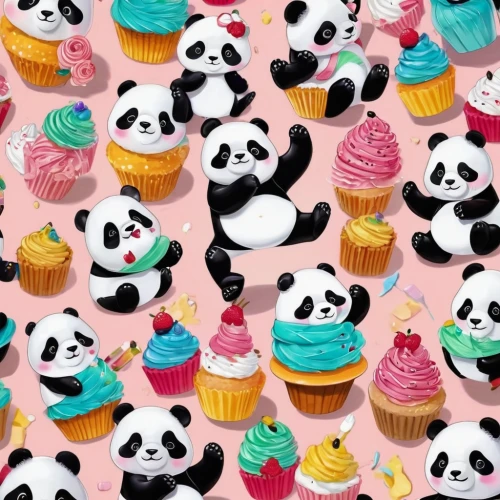 pandas,cupcake background,cupcake pattern,kawaii panda,kawaii panda emoji,pandoro,panda,panda bear,cupcake paper,birthday background,chinese panda,seamless pattern,cupcake non repeating pattern,kawaii animals,pandabear,little panda,panda face,whimsical animals,cupcakes,round kawaii animals,Unique,3D,Garage Kits