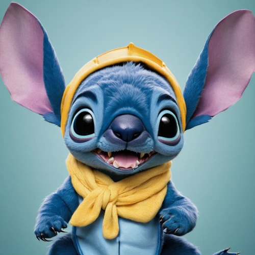 stitch,cute cartoon character,disney character,dumbo,cangaroo,big ears,no ear bunny,ears,jiminy cricket,aladin,mouse eared bat,long-eared,mascot,the mascot,anthropomorphized animals,peter rabbit,pubg mascot,knuffig,smurf figure,aladha,Illustration,Retro,Retro 02