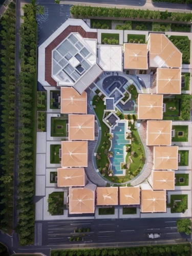 bendemeer estates,new housing development,school design,chinese architecture,paved square,suburban,residential,hotel complex,zhengzhou,private estate,large home,largest hotel in dubai,roof landscape,courtyard,hongdan center,villas,asian architecture,apartment complex,zen garden,bird's-eye view,Landscape,Landscape design,Landscape Plan,Realistic