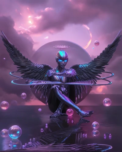 archangel,the archangel,nebula guardian,zodiac sign libra,libra,guardian angel,astral traveler,stone angel,business angel,garuda,angel statue,prophet,fantasia,eros statue,ipê-purple,aquarius,la violetta,fantasy picture,iridescent,neptune,Common,Common,Game