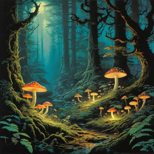 mushroom landscape,forest mushrooms,forest mushroom,toadstools,fairy forest,mushroom island,brown mushrooms,mushrooms,cartoon forest,fungal science,fungi,mushrooms brown mushrooms,enchanted forest,edible mushrooms,wild mushrooms,forest floor,umbrella mushrooms,fairytale forest,elven forest,agaric,Conceptual Art,Daily,Daily 09