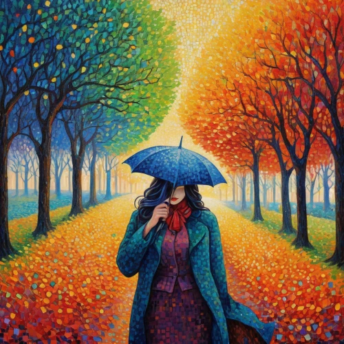 walking in the rain,man with umbrella,in the rain,girl with tree,autumn background,the autumn,oil painting on canvas,umbrellas,bowl of fruit in rain,umbrella,autumn walk,woman walking,woman with ice-cream,autumn landscape,little girl with umbrella,autumn day,autumn theme,oil painting,rain field,fox in the rain,Conceptual Art,Daily,Daily 31