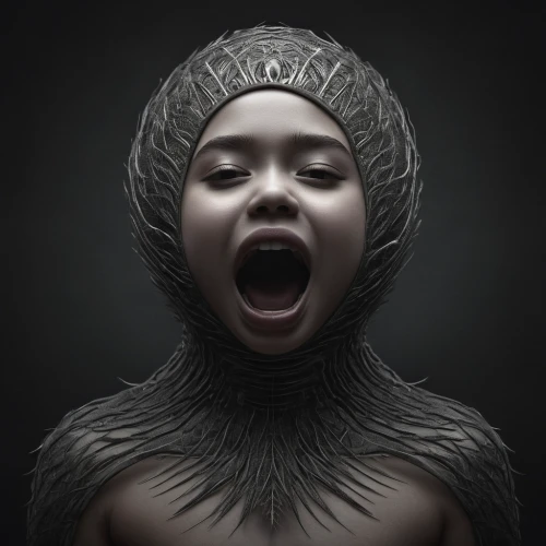 headdress,african woman,warrior woman,black woman,african art,head woman,maori,benin,the hat of the woman,shamanic,conceptual photography,feather headdress,inner voice,headpiece,siren,emancipation,serpent,nigeria woman,african american woman,throne,Illustration,Realistic Fantasy,Realistic Fantasy 17