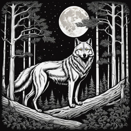 howling wolf,constellation wolf,canis lupus,werewolf,wolf,dog illustration,werewolves,wolves,canidae,woodcut,gray wolf,wolfdog,european wolf,ninebark,howl,forest animal,canis panther,wolf hunting,wolfman,kelpie,Illustration,Black and White,Black and White 18