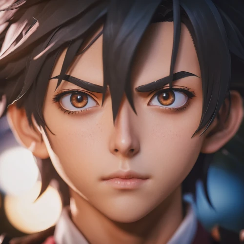 ren,edit icon,anime boy,the eyes of god,pupils,shimada,cg artwork,closeup,ken,portrait background,look into my eyes,anime 3d,eyeliner,male character,persona,jin deui,game character,loud crying,color is changable in ps,sigma,Photography,General,Cinematic