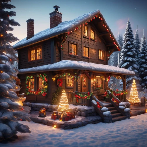 christmas landscape,winter house,christmas house,christmas scene,winter village,christmas snowy background,beautiful home,country cottage,christmas motif,log cabin,christmas mock up,warm and cozy,nordic christmas,christmas trailer,christmas wallpaper,christmas banner,cottage,chalet,winter wonderland,wooden house,Photography,General,Sci-Fi