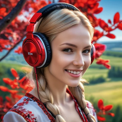 wireless headset,listening to music,headphone,headphones,wireless headphones,headset,headset profile,music,music background,audio player,bluetooth headset,music player,audio accessory,music on your smartphone,sound of music,girl in flowers,head phones,audiophile,headsets,music is life,Photography,Artistic Photography,Artistic Photography 02