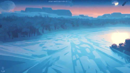 ice planet,gnome skiing,gnome ice skating,snow trail,north pole,panoramical,infinite snow,snow slope,snowhotel,terraforming,ice wall,ice castle,ice landscape,borealis,arctic,the valley of death,snow mountains,snow bales,snow mountain,valley of death,Game&Anime,Doodle,Fairy Tales