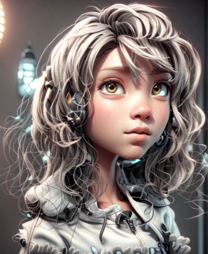 doll's facial features,artist doll,female doll,medusa,humanoid,painter doll,3d rendered,fantasy portrait,artificial hair integrations,b3d,girl doll,3d fantasy,child girl,marionette,mystical portrait of a girl,echo,doll's head,bjork,fashion doll,cloth doll