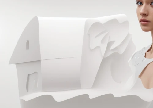 facial tissue holder,3d model,3d modeling,paper art,3d figure,wii accessory,folded paper,low-poly,clay packaging,inflatable mattress,woman sculpture,napkin holder,tear-off calendar,low poly,cube surface,paper towel holder,art model,fragrance teapot,paper product,air purifier,Common,Common,Natural