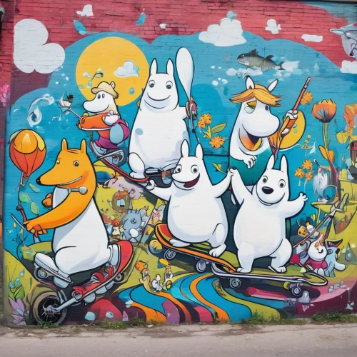 mural,krakow,graffiti art,whimsical animals,unicorn art,grafitti,grafiti,albuquerque,graffiti,brooklyn street art,berlin-kreuzberg,malmö,tel aviv,duluth,rescue alley,berlin,cartoon forest,streetart,copenhagen,grafitty,Conceptual Art,Graffiti Art,Graffiti Art 07