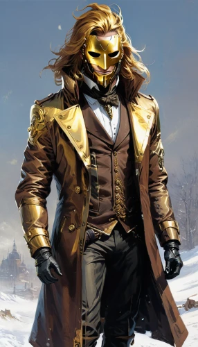 gold mask,golden mask,iron mask hero,kryptarum-the bumble bee,heath-the bumble bee,bumblebee,dodge warlock,cullen skink,yellow jacket,yellow-gold,paladin,gold colored,male mask killer,bronze horseman,beekeeper,gold paint stroke,golden double,foil and gold,gold foil 2020,doctor doom,Conceptual Art,Fantasy,Fantasy 06