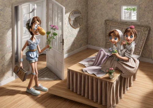 the little girl's room,doll house,doll looking in mirror,doll's house,doll kitchen,dollhouse accessory,the long-hair cutter,dollhouse,housework,beauty room,cute cartoon image,3d fantasy,anime 3d,housekeeper,fairy tale character,housekeeping,dolls houses,dormitory,boy's room picture,dandelion hall,Common,Common,Photography