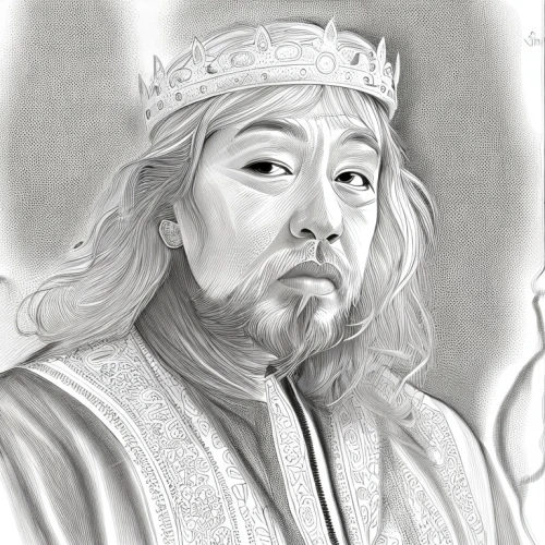 genghis khan,yi sun sin,shuanghuan noble,confucius,xiangwei,khlui,hwachae,the emperor's mustache,seolleongtang,king caudata,sejong-ro,leonardo devinci,t'ai chi ch'uan,qi-gong,pouchong,luo han guo,h'mong,zhajiangmian,choi kwang-do,han bok,Design Sketch,Design Sketch,Character Sketch