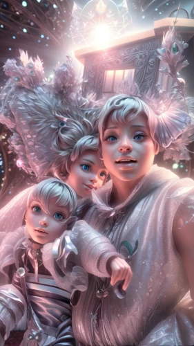christmas angels,winter festival,father frost,christmas background,snow figures,christmasbackground,3d fantasy,elves,fairies aloft,the snow queen,frozen,children's background,fairies,christmas dolls,christmas snowy background,elves flight,fantasy picture,carol singers,fairy galaxy,birth of christ