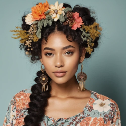 polynesian girl,vintage floral,floral wreath,beautiful girl with flowers,boho,polynesian,moana,flower crown,floral garland,west indian jasmine,floral,flower hat,girl in a wreath,wreath of flowers,spring crown,colorful floral,jasmine blossom,girl in flowers,flower garland,filipino,Photography,Fashion Photography,Fashion Photography 17