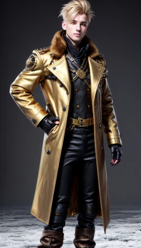 trench coat,cosplay image,leather texture,fur clothing,overcoat,woman in menswear,coat color,coat,cosplayer,old coat,leather,long coat,frock coat,cool blonde,hog xiu,boys fashion,fur coat,female doctor,man's fashion,male model
