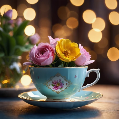 teacup arrangement,flower tea,tea flowers,blooming tea,vintage tea cup,scented tea,flowering tea,floral with cappuccino,cup and saucer,vintage flowers,porcelain tea cup,fragrance teapot,tea rose,chrysanthemum tea,a cup of tea,tea cup,vintage china,flower background,tea cups,camomile tea,Photography,General,Commercial