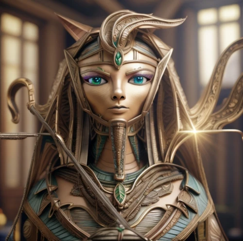 medusa,cleopatra,priestess,goddess of justice,alien warrior,symetra,fantasy portrait,violet head elf,horus,elven,the enchantress,ancient egyptian girl,3d fantasy,libra,medusa gorgon,zodiac sign libra,sorceress,allies sculpture,3d figure,artemisia