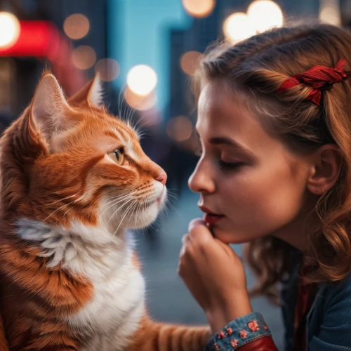 cat love,red tabby,romantic portrait,cat lovers,street cat,cute cat,vintage boy and girl,pet vitamins & supplements,cat image,vintage cat,red cat,cat's cafe,first kiss,affection,romantic meeting,chat,tenderness,cat european,a heart for animals,courtship,Photography,General,Cinematic